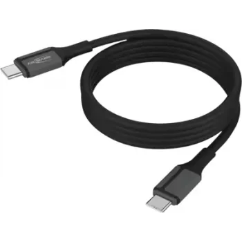 ANSMANN Magnetisches USB-C Silikonkabel 120 cm Schwarz