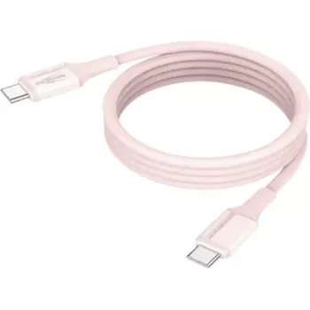 ANSMANN Magnetisches USB-C Silikonkabel 1,2 m Rosé