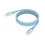 ANSMANN Magnetisches USB-C Silikonkabel 120 cm Blau