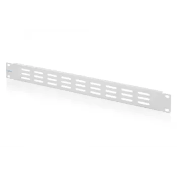 DIGITUS 1U Lüftungsblende mit Gitter für 19-Zoll-Schränke, Lichtgrau RAL 7035