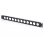 DIGITUS 1U Rack-Blindpanel für 12 D-Sub Module, 19 Zoll, Schwarz