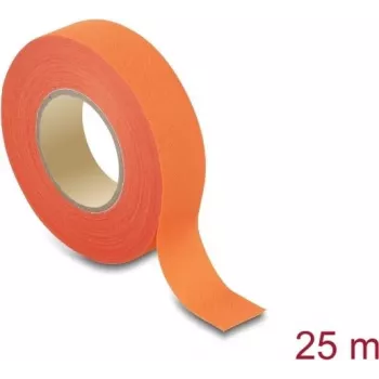 Delock Gewebeband 25 m x 19 mm abreißbar selbstklebend Orange