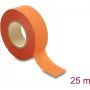 Delock Stoffklebeband 25 m x 25 mm, abreißbar, selbstklebend, Orange