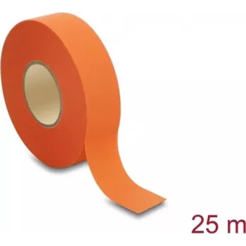 Delock Gewebeband 25 m x 25 mm reißfest selbstklebend Orange