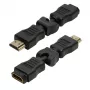 LogiLink HDMI-Winkeladapter 270° Stecker auf Buchse 4K 60Hz