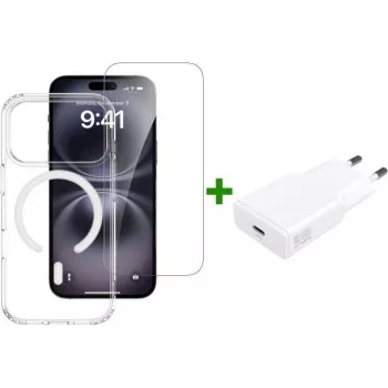 4SMARTS 3-in-1 Premium Starterset für Apple iPhone 18 Pro / 17 Pro MagSafe