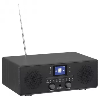 Reflexion HRA23INT DAB+ / FM / Internet-Radio mit Bluetooth, Spotify Connect, 2,4 inch TFT-Farbdisplay, 2 x 5 W Stereo-Lautsprecher, Schwarz