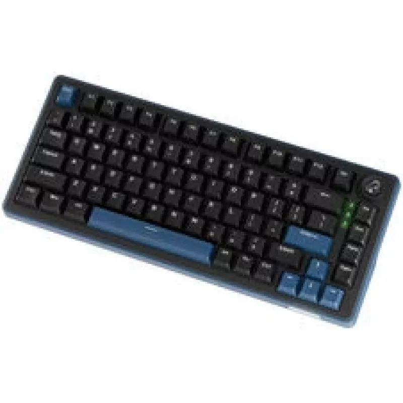 Ducky OK-M 75 Mechanische Gaming-Tastatur, 75%-Layout, Hot-Swappable, RGB, ANSI, KTT Wine Red Switches