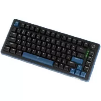 Ducky OK-M 75 Gaming-Tastatur, 75%, Hot-Swappable, RGB, ANSI - KTT Baby Blue Switches