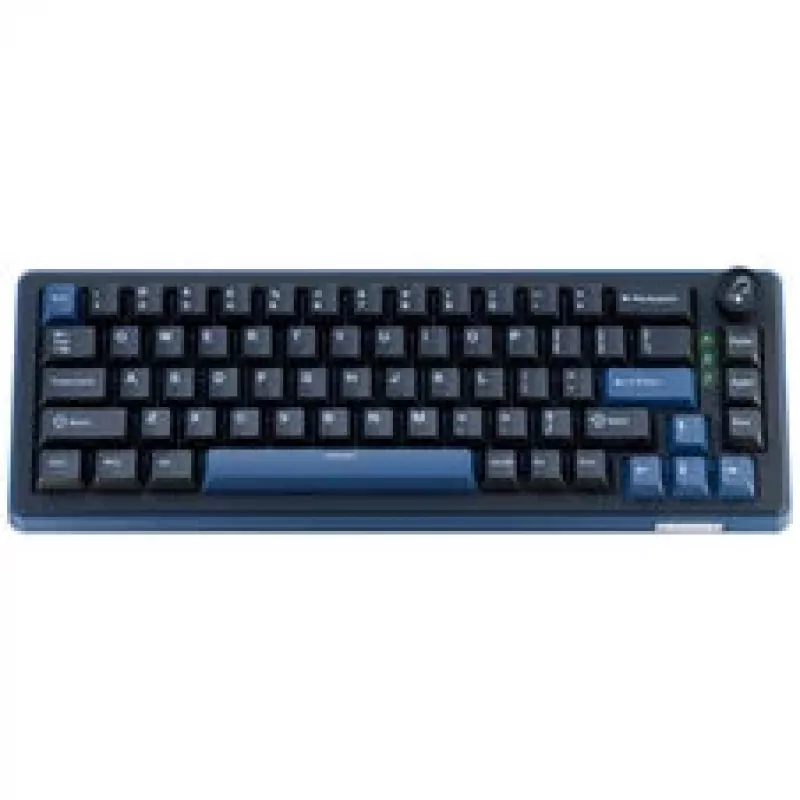 Ducky OK-M 65 Gaming-Tastatur, 65%, Hot-Swappable, RGB, ANSI - KTT Wine Red Switches