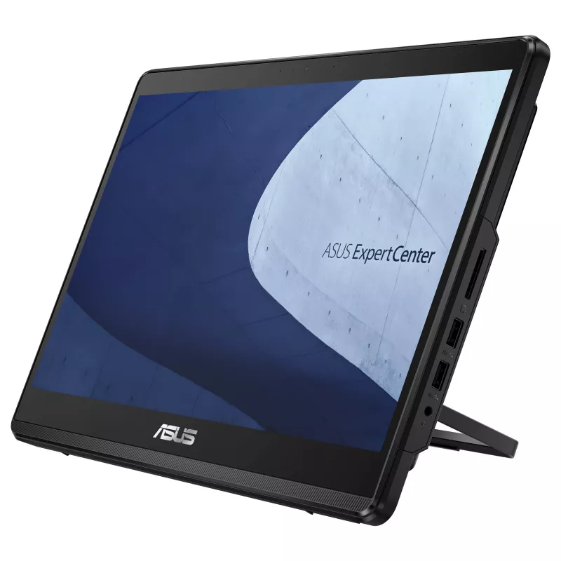 ASUS ExpertCenter E1 E1600WKAT-BMR185M All-in-One-PC - 15,6 inch HD-Touchscreen, Intel Celeron N4500, 8GB RAM, 128GB SSD, ohne Betriebssystem, Schwarz