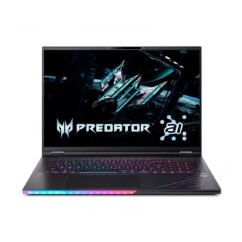 Acer Predator Helios 18 AI PH18-73-97VL 18 inch 4K Mini LED 120Hz Gaming-Laptop, Intel Core Ultra 9 275HX, 32GB RAM, 1TB SSD, NVIDIA GeForce RTX 5080, Windows 11 Home, Schwarz