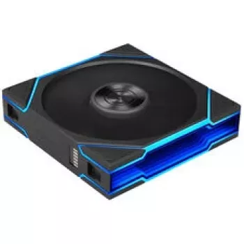 Lian Li UNI FAN TL FLEX Wireless ARGB Reverse Blade 120mm Lüfter 3er-Pack mit Controller, Schwarz