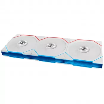 Lian Li UNI FAN TL FLEX Wireless ARGB Reverse Blade 120mm Lüfter 3er-Pack mit Controller - Weiß