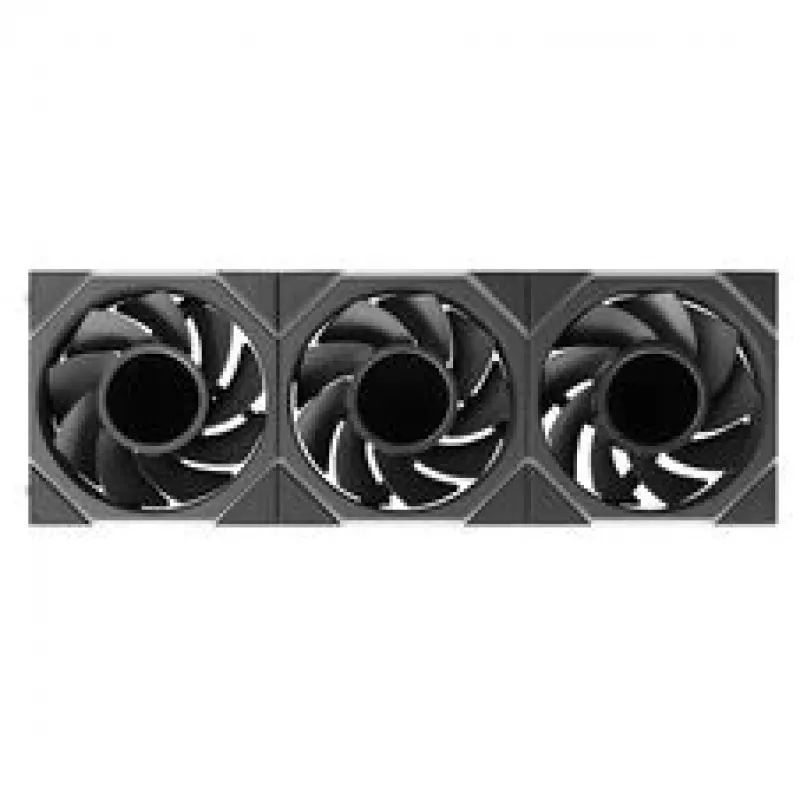 Lian Li UNI FAN TL LCD FLEX Wireless ARGB Reverse Blade 120mm Lüfter 3er-Pack mit Controller, Schwarz