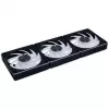 Lian Li UNI FAN CL FLEX Wireless PWM ARGB 120mm Gehäuselüfter, Schwarz, 3er-Pack mit Controller