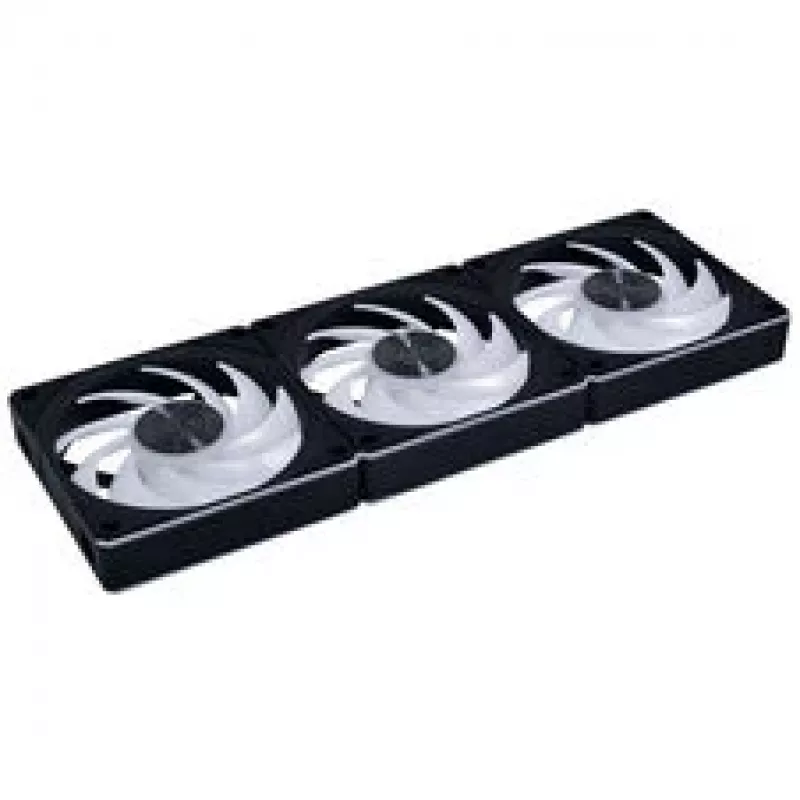 Lian Li UNI FAN CL FLEX Wireless PWM ARGB 120mm Gehäuselüfter, Schwarz, 3er-Pack mit Controller