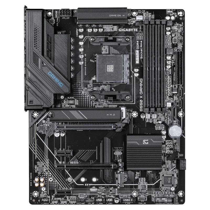GIGABYTE B550 X Gaming AM4 ATX-Motherboard mit DDR4, 2.5GbE, Wi-Fi 6, 2x M.2