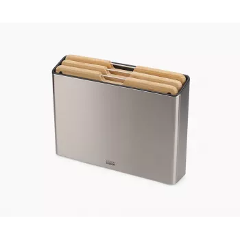 Joseph Joseph Folio Steel Bamboo 3-teiliges Schneidebrett-Set, 60229
