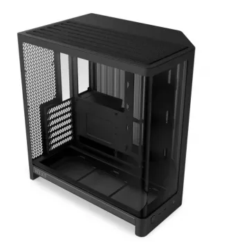 NZXT H6 2026 Mid-Tower Airflow Gaming Gehäuse Schwarz Tempered Glass