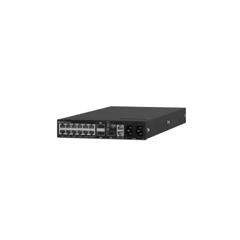 Dell Networking S4112T Managed Layer 3 Switch mit 12x 10GBase-T und 3x 100GbE QSFP28, 1U Half-Width Rack-Mount