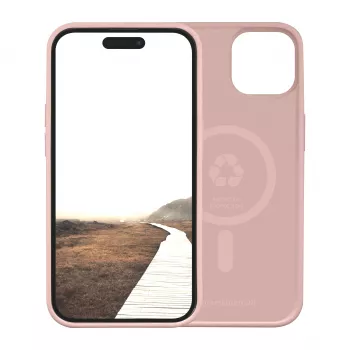 dbramante1928 Monaco MagSafe Rückseitenabdeckung für Apple iPhone 15 Plus - Rosé-Sand