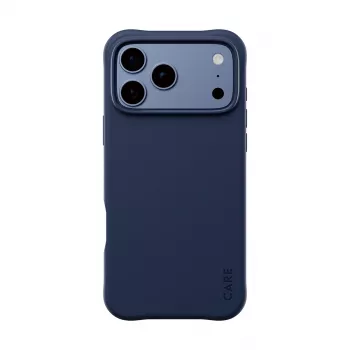 CARE by PanzerGlass Samba Hülle für iPhone 17/18 Pro Max - Italienisch Blau, MagSafe, recycelter Kunststoff