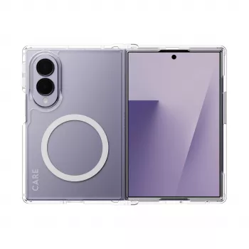 PanzerGlass CARE Urban Combat Hülle Clear mit Weiß Qi für Samsung Galaxy Z Fold5