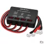Qoltec 48V Batterie- Balancer für 4 x 12V Batterien | 10A | AGM GEL LiFePO4 | LED