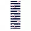 GRB GreenBlue GB183 Klassischer Buchenholz-Liegestuhl mit Flamingo-Druck