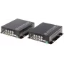 DELTA OVH-8D/SC Industrialer 8-Kanal RS-485/422 auf Singlemode-Glasfaser-Konverter, SC Duplex, 20 km, Hutschiene