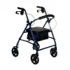 REH RF-610/N Rollator mit vier Rädern, 136 kg Belastbarkeit, höhenverstellbar und klappbar