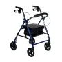 REH RF-610/N Rollator mit vier Rädern, 136 kg Belastbarkeit, höhenverstellbar und klappbar