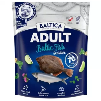 BALTICA Excellent Sensitive Baltic Fish Small Breed Mono Trockenfutter für Hunde 1kg