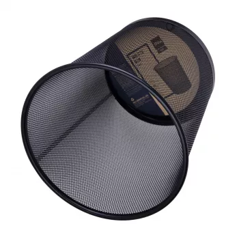 Deli Mesh-Abfalleimer 12L Schwarz