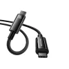 Baseus Tungsten Gold USB-C auf USB-C 240W Schnellladekabel 1m Schwarz