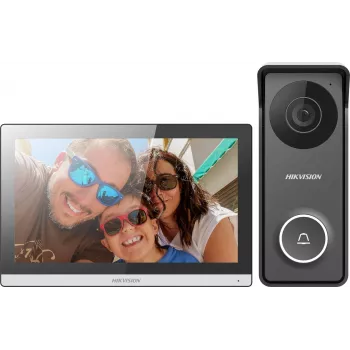 Hikvision Hybrid HD Video Intercom Kit DS-KIS313-P(B) – 7 Zoll Innenmonitor & 2MP Außenstation