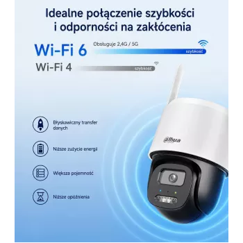 DAHUA BP5E 5MP Solarbetriebene 4G LTE Schwenk-Neige-Sicherheitskamera mit Farb-Nachtsicht