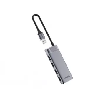UGREEN USB-C Hub CM653 4-Port USB-A 5Gbps mit 100W PD, Space Grey