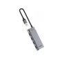UGREEN USB-C Hub CM653 4-Port USB-A 5Gbps mit 100W PD, Space Grey