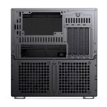 Jonsbo N6 NAS-Würfelgehäuse, Micro-ATX, Stahl/Mesh, Schwarz