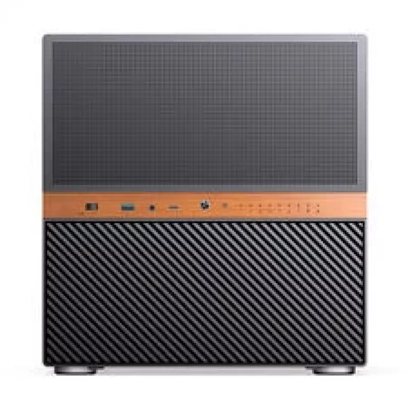 Jonsbo N6 NAS-Würfelgehäuse, Micro-ATX, Stahl/Mesh, Schwarz
