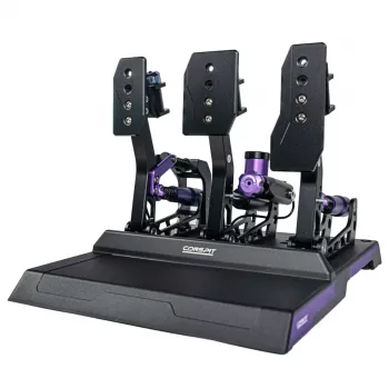 Conspit CPP-Lite 3-Pedal-Set mit Load-Cell-Bremse, Hall-Effekt-Gas und Kupplung, CNC-Aluminium, USB, PC