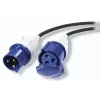 APC Modular IT Power Distribution Cable Extender - IEC 60309 32A (M) auf IEC 60309 32A (F), 3m, Schwarz