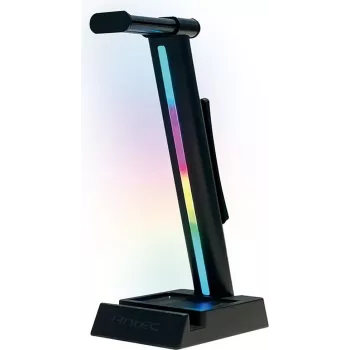 ANTEC SS100 Spectra RGB Headset-Ständer mit 2-Port-USB-Hub und Audio-Durchschleifung