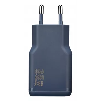 TUCANO ONE POWER KIT 35W GaN-Ladegerät mit 60W USB-C-Kabel Indigo