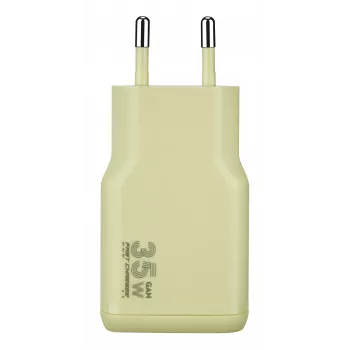 TUCANO ONE POWER KIT 35W GaN-Ladegerät mit 60W USB-C-Kabel - Citrus