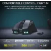 CORSAIR Ironclaw Wireless SE Gaming-Maus - 26.000 DPI, optisch, SLIPSTREAM Wireless, Bluetooth, USB, RGB, Schwarz