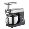 CONCEPT RM6000 Planeten-Küchenmaschine 1900W 6,5L Edelstahlschüssel, 8 Geschwindigkeiten + Pulse, Silber/Schwarz