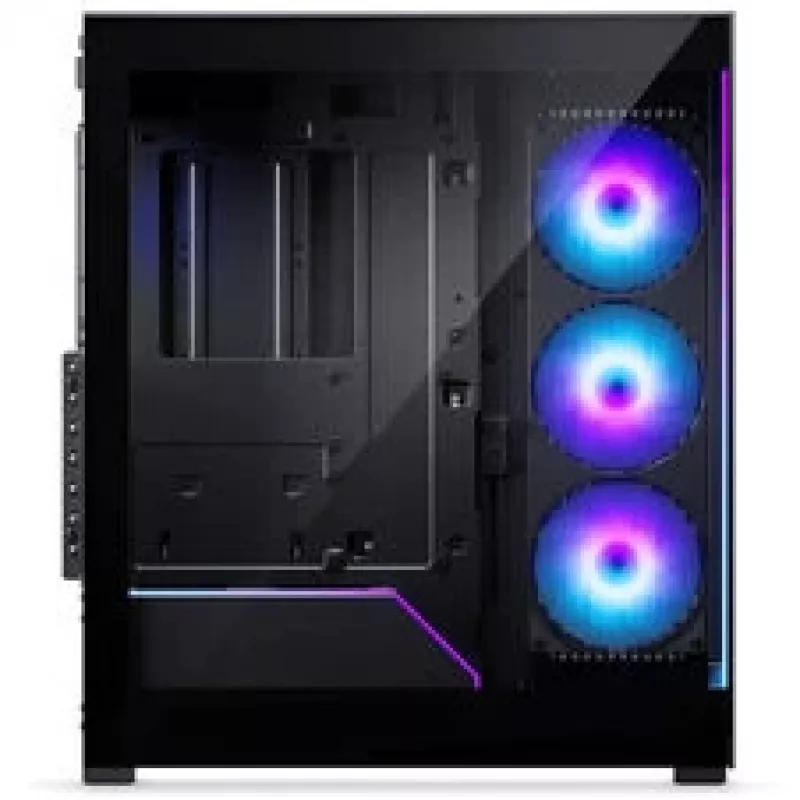 Phanteks NV5X Mid-Tower PC-Gehäuse, E-ATX, gehärtetes Glas, ARGB, Schwarz